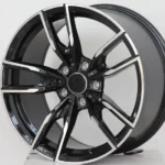New 5 Holes Black Flow Formed Passenger Car Alloy Wheel