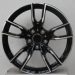 New 5 Holes Black Flow Formed Passenger Car Alloy Wheel - Image 3