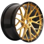 5X100 Gold Paint Rims Set for Vintage Custom Vehicles - Image 2
