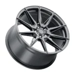 Durable Matte Black 5-Hole Aluminum Flow Formed Car Wheel - Image 3