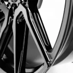 Durable Matte Black 5-Hole Aluminum Flow Formed Car Wheel - Image 4