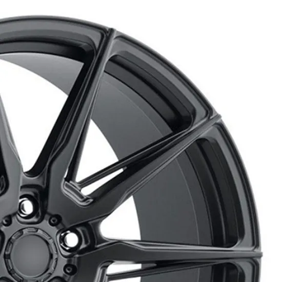 Durable Matte Black 5-Hole Aluminum Flow Formed Car Wheel