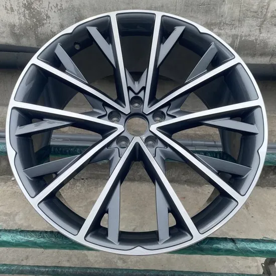 New Design Flow Formed Alloy Car Wheel 5 Holes Silver Machined Face Car Wheel Rims