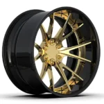 New Design Replica Golden Wheels Rims Personalized Aluminum Car Alloy Rim - Image 2