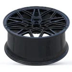 Original Matt Black Staggered Aftermarket Front Tires Rims Tyre Rine Car Wheels - Image 3