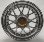 Ouya Silver Machined Lip Rivets Alloy Car Wheel - Image 2