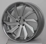 Ouya Wheel Classic Silver Alloy Hub Rim Car Parts - Image 2