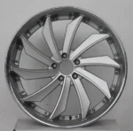 Ouya Wheel Classic Silver Alloy Hub Rim Car Parts - Image 3