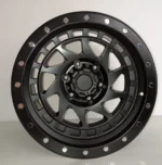 Ouya Wheel 6X139.7 Matte Black Chrome Rivets 4X4 Offroad Alloy Wheel - Image 2