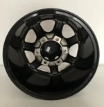 Ouya Wheel 6X139.7 Black Machined Red Rivets Alloy Wheel - Image 3