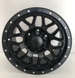 Ouya Wheel Spare Parts 6X139.7 Matte Black Silver Rivets Offroad 4X4 Alloy Wheel Hub - Image 2