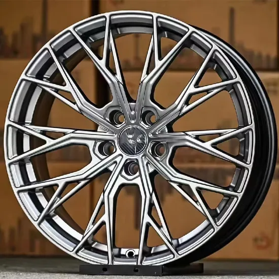 Passenger Car Alloy Wheel 17 18 19 20 Inch Car Wheels Matte/Hyper Black 5X114.3 5*112 R Muti-Spoke Alloy Car Rims
