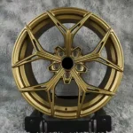 17X7 18X8 5X108 Gold Mesh Sport Racing Alloy Wheels - Image 4