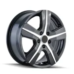 Premium 17-Inch Cast Alloy Wheels Wheel Rim with Diamond-Cut Face and Polished Lip - Image 3