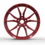 17 Inch Red Forged Car Alloy Wheels Rims - Image 4