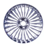 Silver Black Machined 5 Holes Aluminum Car Wheel - Image 2