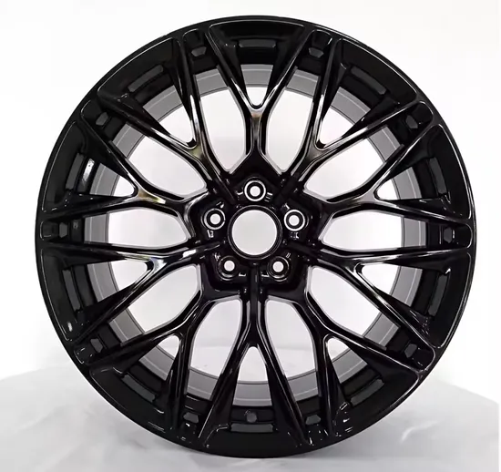 Silver Bronze Black 5 Holes Aluminum Alloy Car Wheel Rims