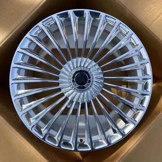 Silver Multi-Spoke Car Wheels for W124 W240 W222 18-24 Inch Alloy Wheels 5X112 Casting Forged Alloy Wheel Rims