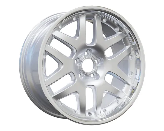 Silver-Wheel-Aftermarket-Rim-with-Rivet Silver Wheel Aftermarket Rim with Rivet - Image 1