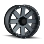 Sporty 19-Inch Mesh Black Wheels 5X114.3 PCD Silver Finish
