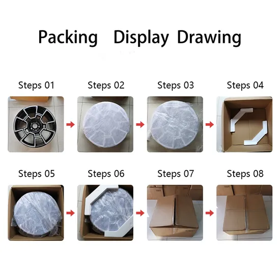 Staggered 5 Holes Black Painting Alloy Car Wheel Rims