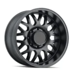 19-Inch 5X112 PCD Chrome Alloy Wheels Matte Black Rims