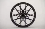 Thin Spoke Replica Auto Parts 5 Holes Black Silver Car Wheel Rim - Image 3