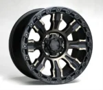 Top-Selling Black Machined Bronze Face Deep Concave Aluminum Alloy Car Wheels Beadlock Offroad 4X4 15*8 Et-15 PCD5*114.3 Rims - Image 4