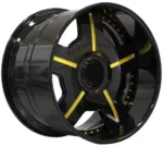 Golden Spoke 18-20 Inch Forged Alloy Car Wheels Black Silver