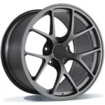 Y Spokes Rims 5 Holes Black Silver Hyper Black Alloy Car Wheel Rims - Image 2